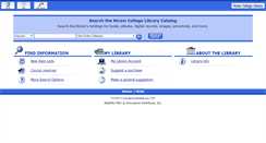 Desktop Screenshot of hiraml.hiram.edu